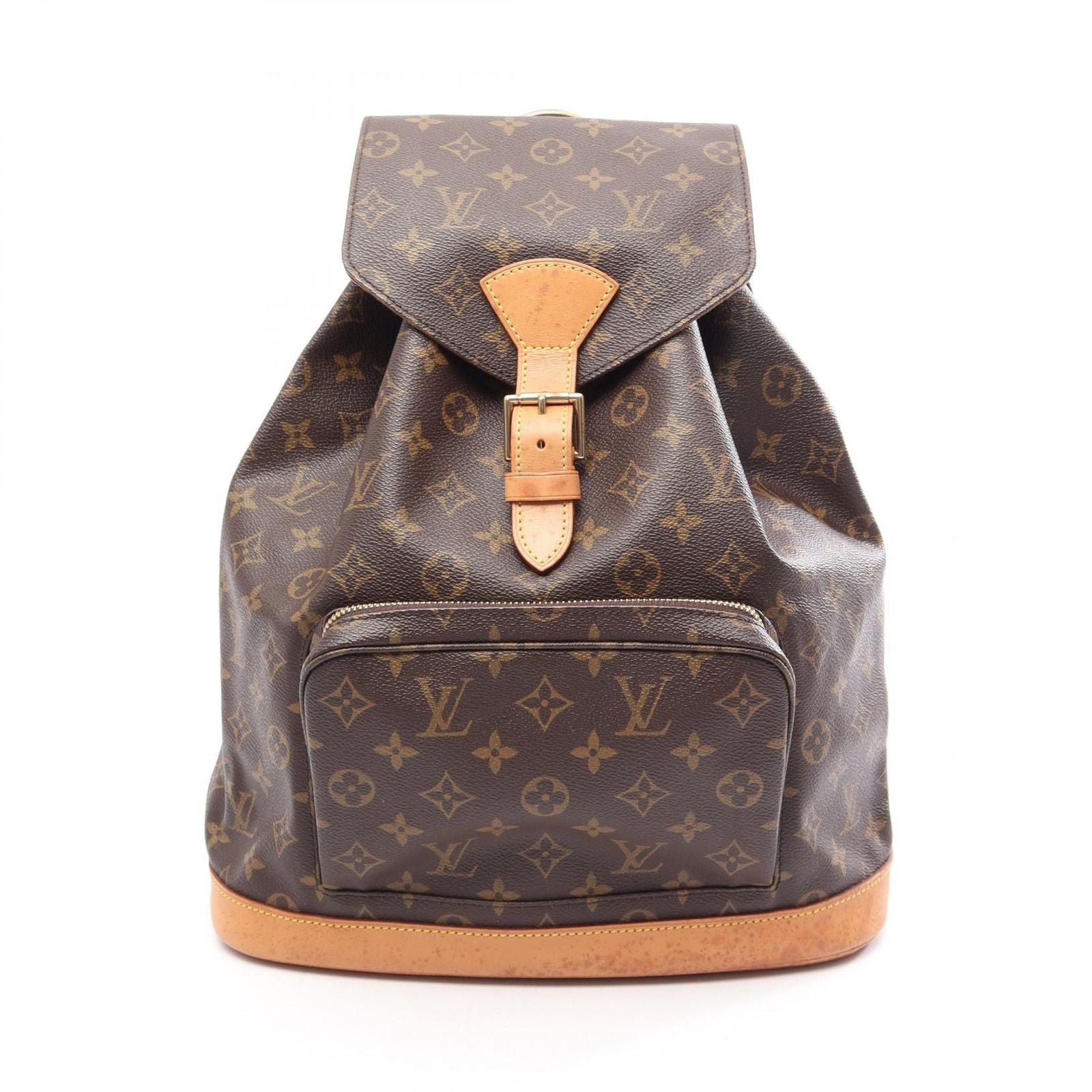 Louis Vuitton Backpack Montsouris GM Canvas Leather