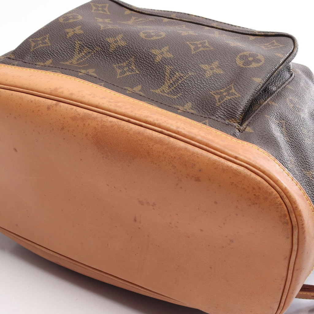 Louis Vuitton Backpack Montsouris GM Canvas Leather — view 7