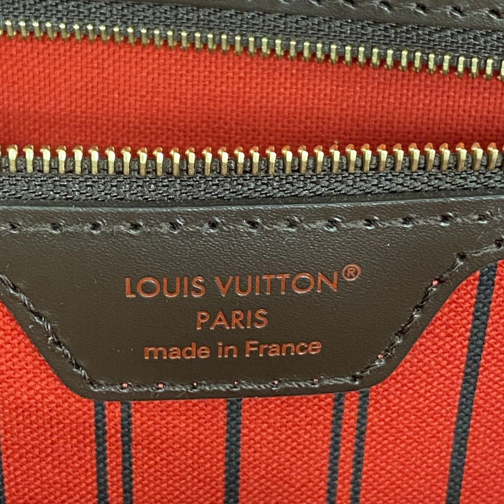 Louis Vuitton Tote Damier Neverfull MM Ebene Cerise — view 5