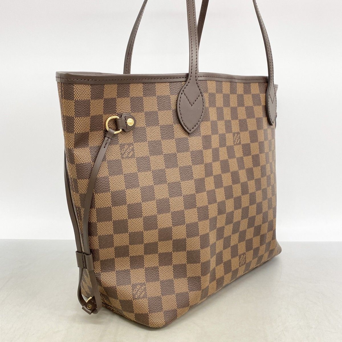 Louis Vuitton Tote Damier Neverfull MM Ebene Cerise — view 2