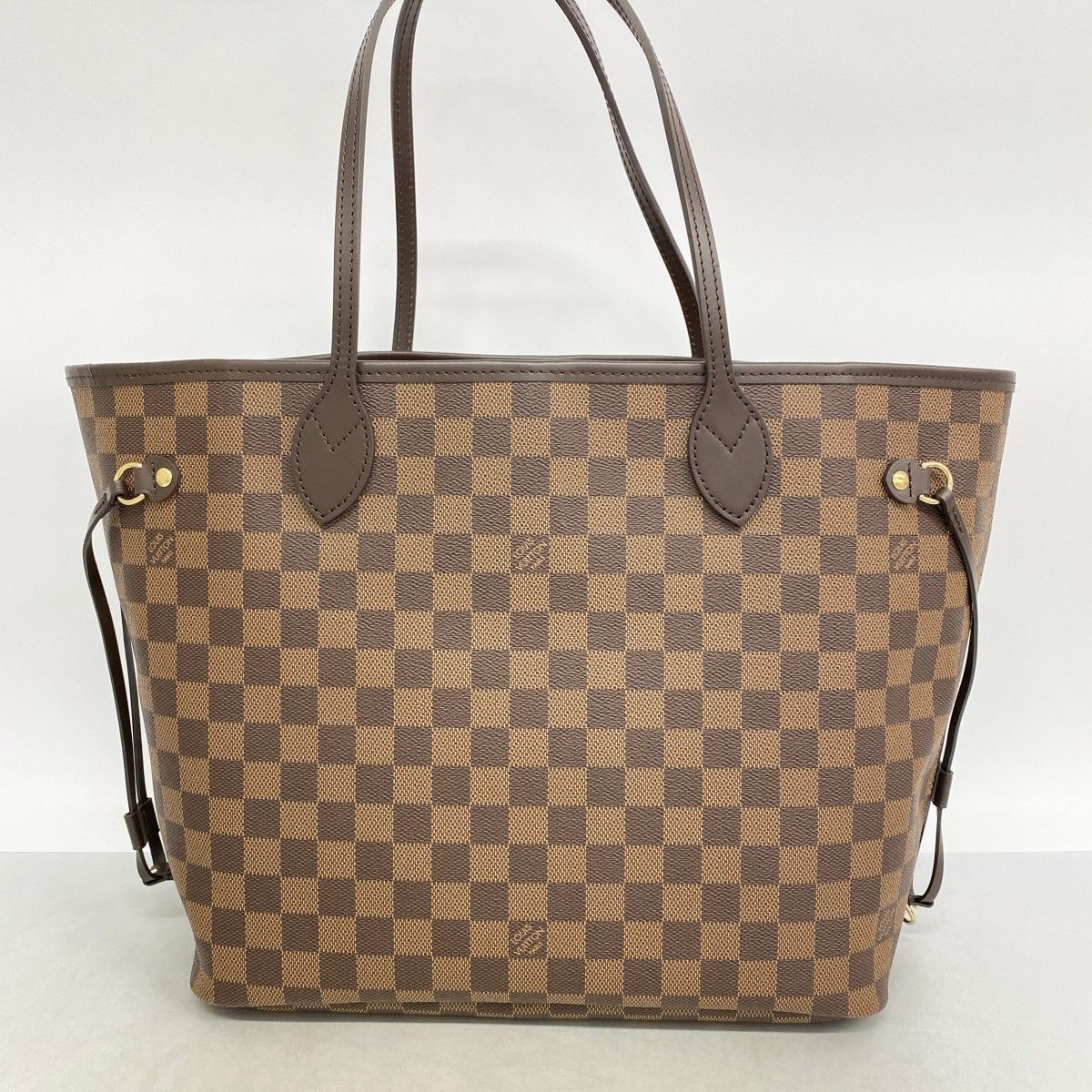 Louis Vuitton Tote Damier Neverfull MM Ebene Cerise — view 7
