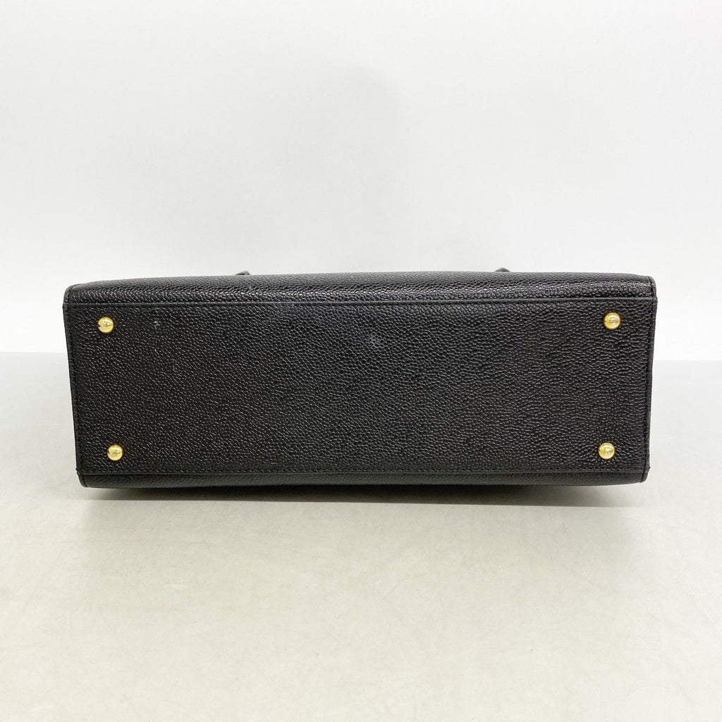 Chanel Tote Caviar Leather Black Gold — view 3