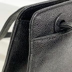Chanel Tote Caviar Leather Black Gold — view 7