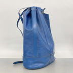 Louis Vuitton Shoulder Bag Epi Randonnee GM Toledo Blue — view 2