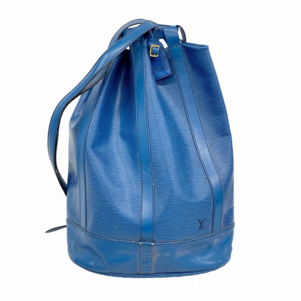 Louis Vuitton Shoulder Bag Epi Randonnee GM Toledo Blue