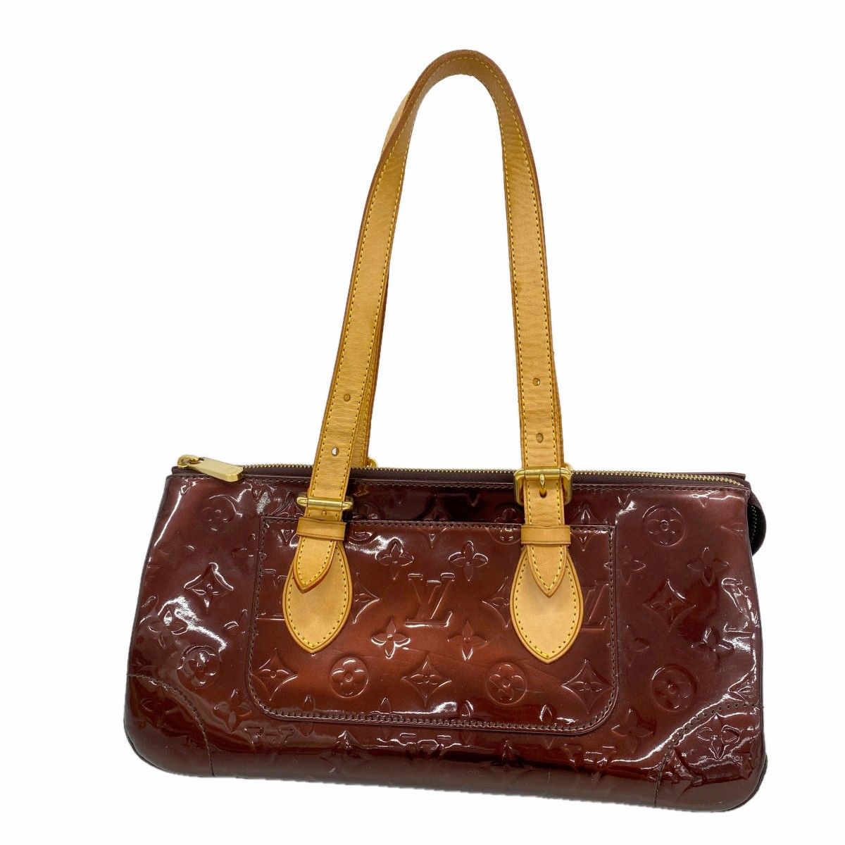 Louis Vuitton Shoulder Bag Vernis Rosewood Avenue Amarante