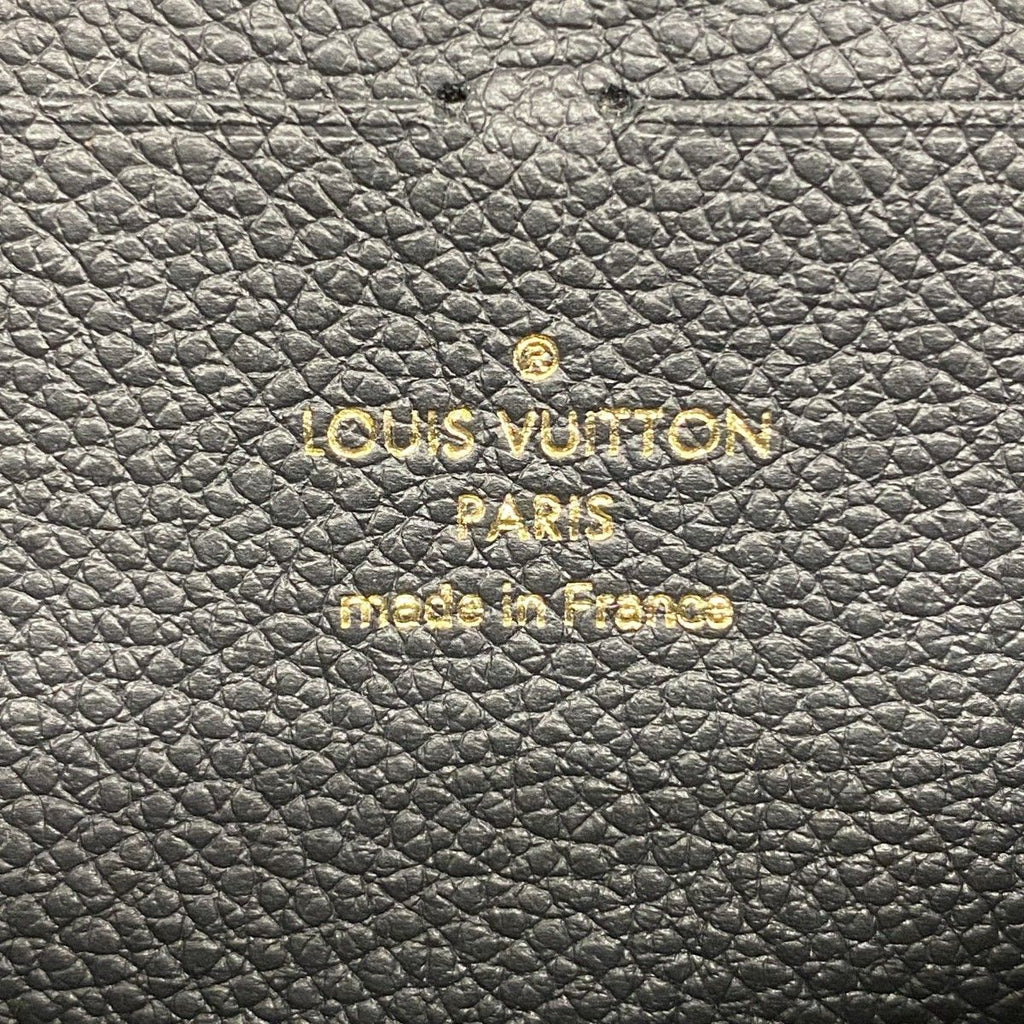Louis Vuitton Wallet Monogram Empreinte Bicolor Portefeuille Clemence Black — view 4