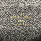 Louis Vuitton Wallet Monogram Empreinte Bicolor Portefeuille Clemence Black — view 4