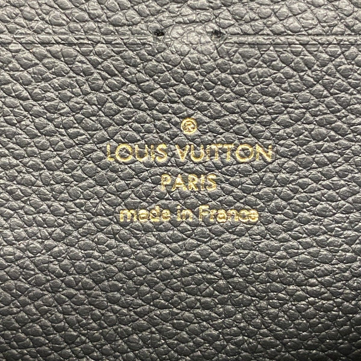 Louis Vuitton Wallet Monogram Empreinte Bicolor Portefeuille Clemence Black — view 4