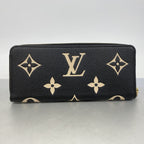 Louis Vuitton Wallet Monogram Empreinte Bicolor Portefeuille Clemence Black — view 5