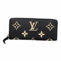 Louis Vuitton Wallet Monogram Empreinte Bicolor Portefeuille Clemence Black