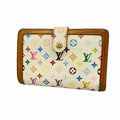 Louis Vuitton Wallet Monogram Multicolor Porte-Monnaie Vier Viennois Blanc