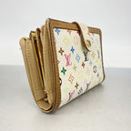 Louis Vuitton Wallet Monogram Multicolor Porte-Monnaie Vier Viennois Blanc — view 2