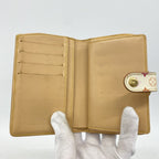 Louis Vuitton Wallet Monogram Multicolor Porte-Monnaie Vier Viennois Blanc — view 3