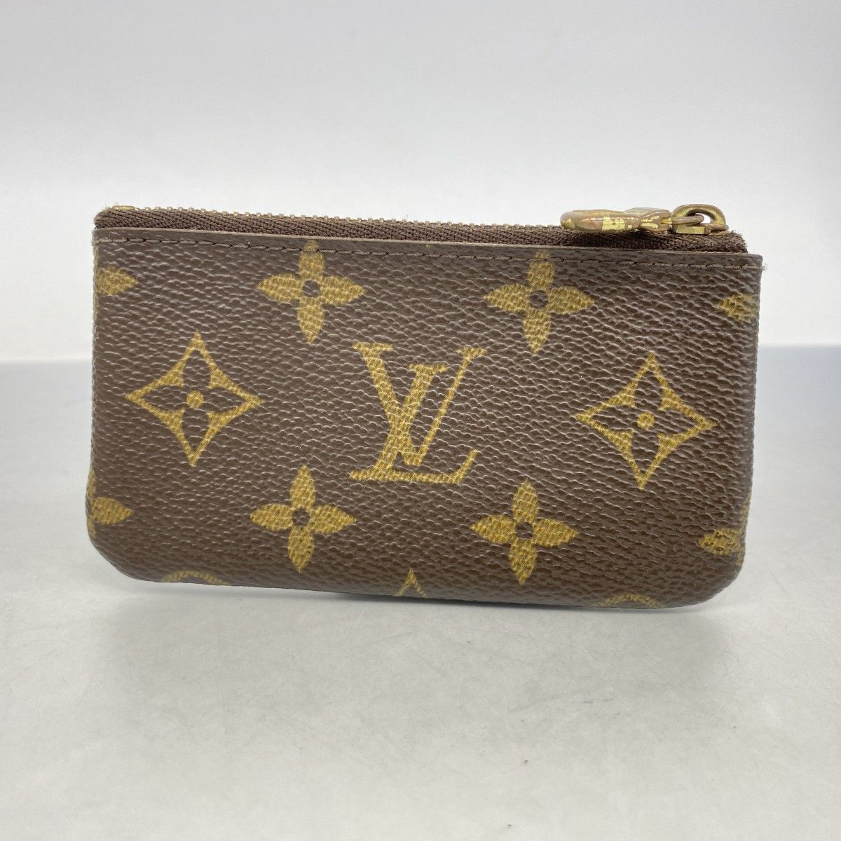 Louis Vuitton Coin Case Monogram Pochette Cles Brown — view 8