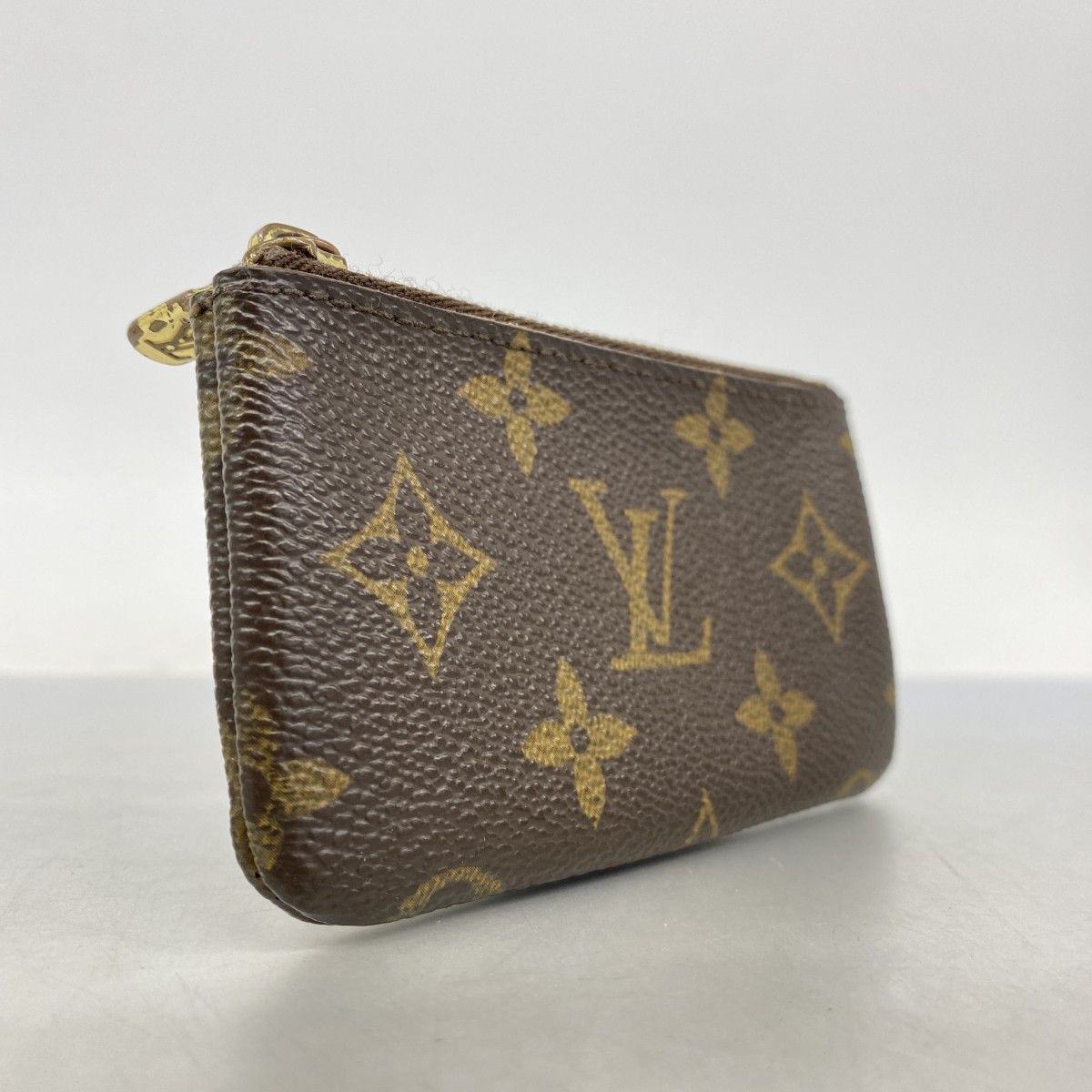 Louis Vuitton Coin Case Monogram Pochette Cles Brown — view 2