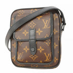 Louis Vuitton Shoulder Bag Monogram Macassar Christopher Wearable Wallet Brown