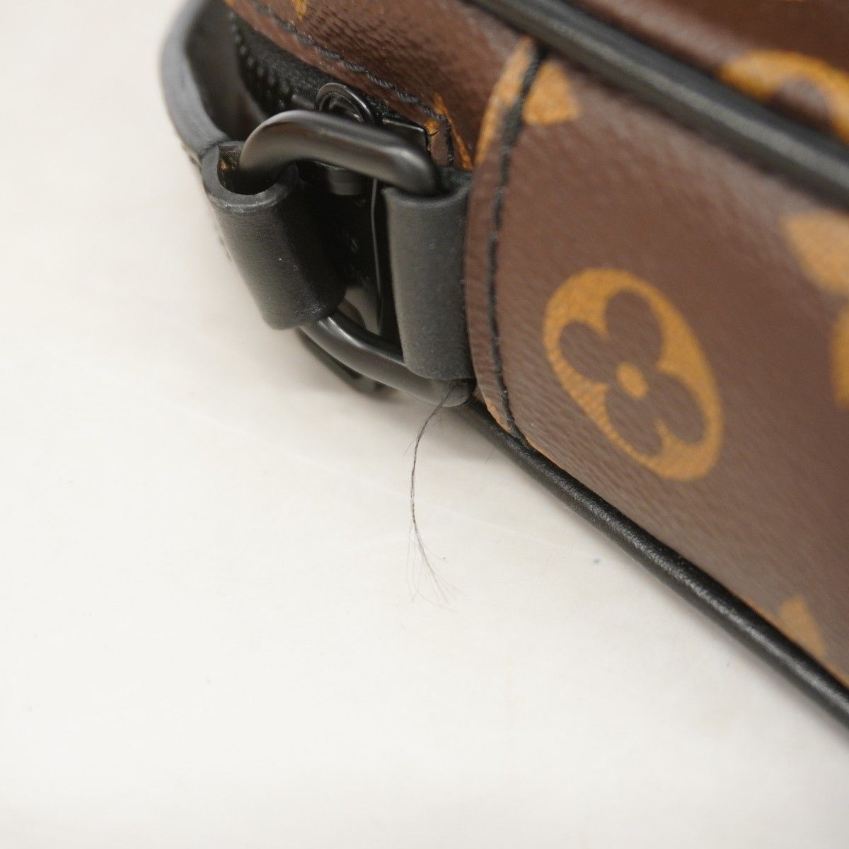 Louis Vuitton Shoulder Bag Monogram Macassar Christopher Wearable Wallet Brown — view 8