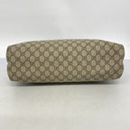 Gucci Tote GG Supreme Beige Brown Champagne Gold — view 3