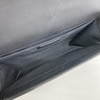 Chanel Shoulder Bag Boy Patent Leather Black Silver — view 4