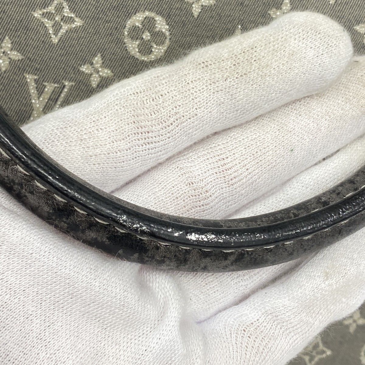 Louis Vuitton Handbag Monogram Mini Lin Besace Angele Platine 2-Way — view 8