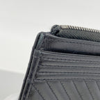 Chanel Wallet Boy Stitch Lambskin Black Silver — view 5