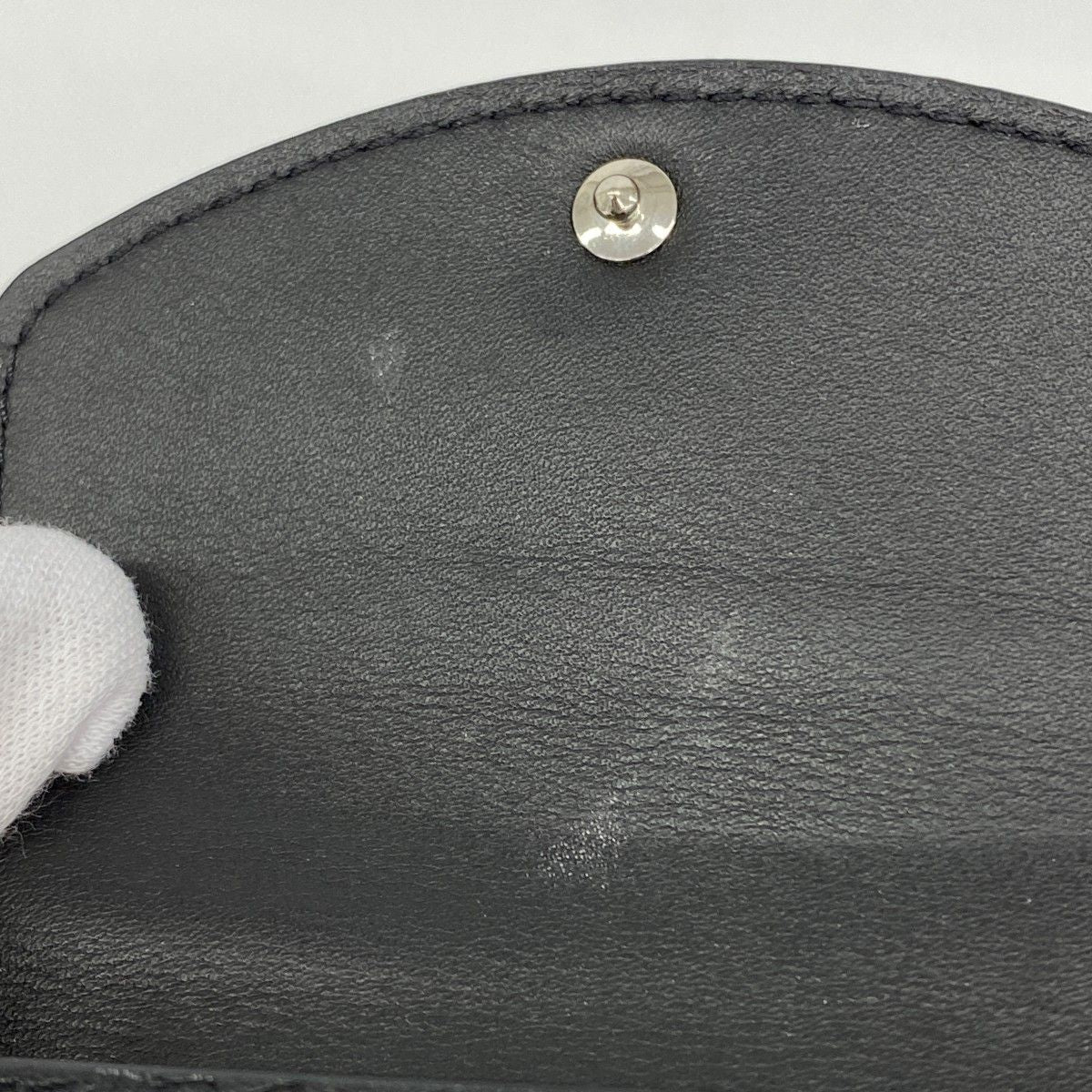 Louis Vuitton Trifold Wallet Mahina Portefeuille Iris XS Noir — view 7