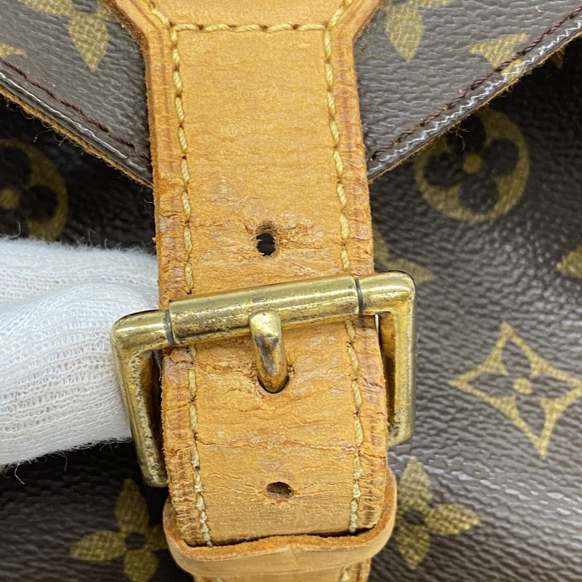 Louis Vuitton Backpack Monogram Montsouris GM Brown — view 9
