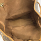 Louis Vuitton Backpack Monogram Montsouris GM Brown — view 4