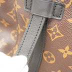 Louis Vuitton Backpack Monogram Macassar Christopher MM Brown — view 9
