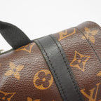 Louis Vuitton Backpack Monogram Macassar Christopher MM Brown — view 8