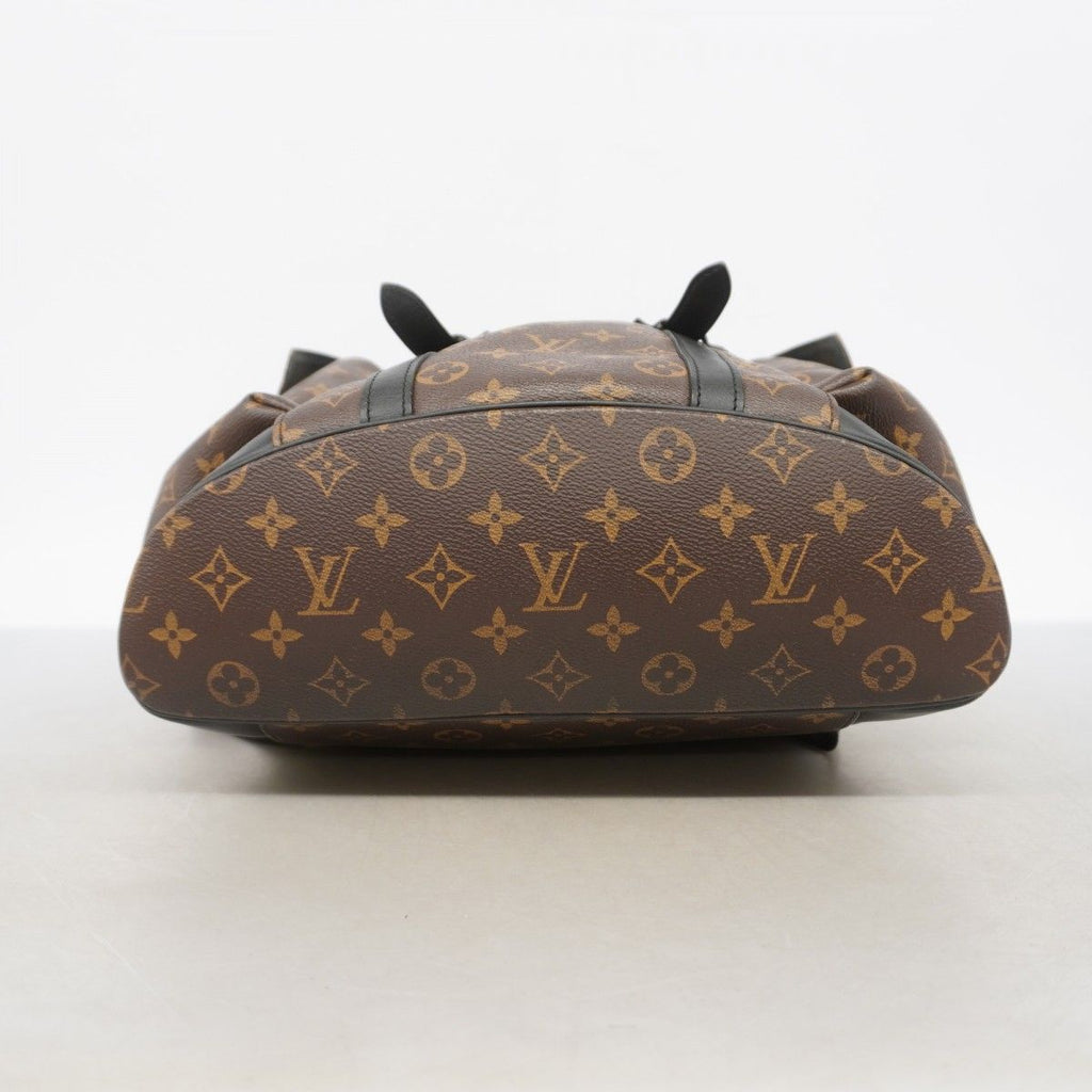 Louis Vuitton Backpack Monogram Macassar Christopher MM Brown — view 3