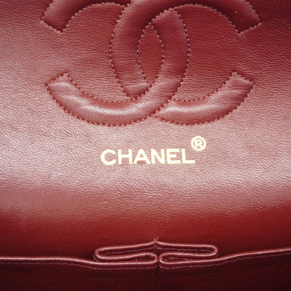 Chanel Shoulder Bag Quilted Lambskin Black Gold — view 5