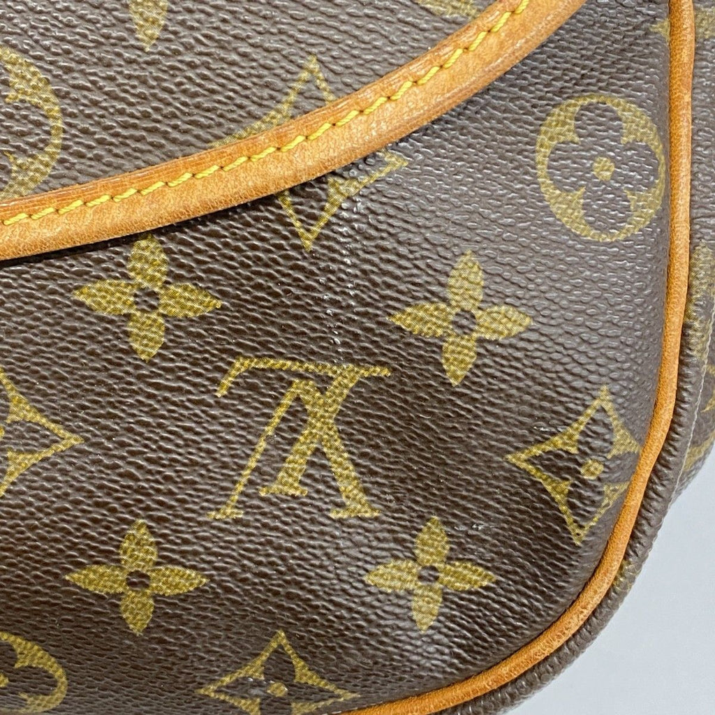 Louis Vuitton Shoulder Bag Monogram Saumur 35 Brown — view 9