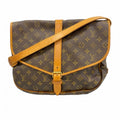 Louis Vuitton Shoulder Bag Monogram Saumur 35 Brown