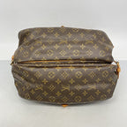 Louis Vuitton Shoulder Bag Monogram Saumur 35 Brown — view 3