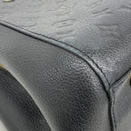 Louis Vuitton Handbag Monogram Empreinte Montaigne MM Noir 2-Way — view 6