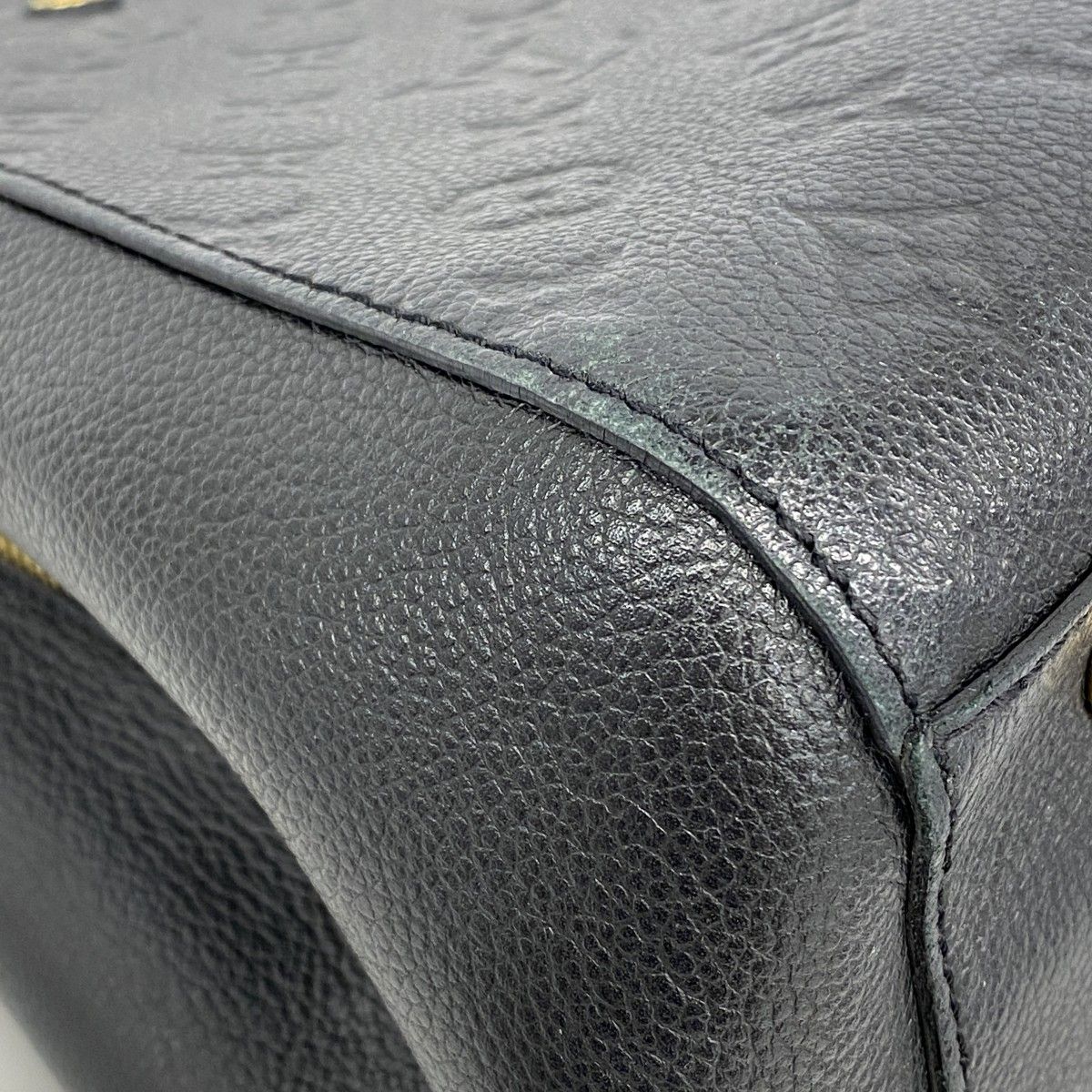 Louis Vuitton Handbag Monogram Empreinte Montaigne MM Noir 2-Way — view 6
