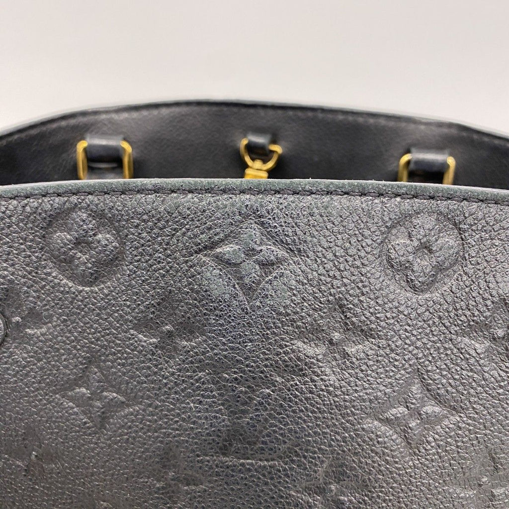 Louis Vuitton Handbag Monogram Empreinte Montaigne MM Noir 2-Way — view 8