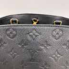 Louis Vuitton Handbag Monogram Empreinte Montaigne MM Noir 2-Way — view 8