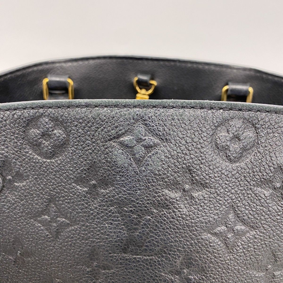 Louis Vuitton Handbag Monogram Empreinte Montaigne MM Noir 2-Way — view 8