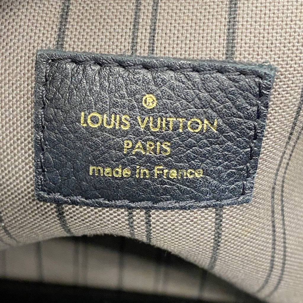 Louis Vuitton Handbag Monogram Empreinte Montaigne MM Noir 2-Way — view 5