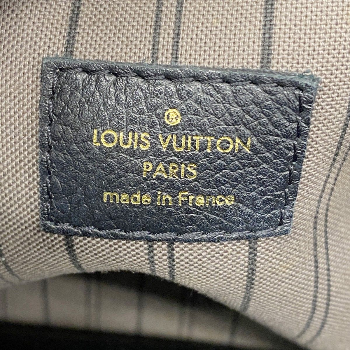 Louis Vuitton Handbag Monogram Empreinte Montaigne MM Noir 2-Way — view 5