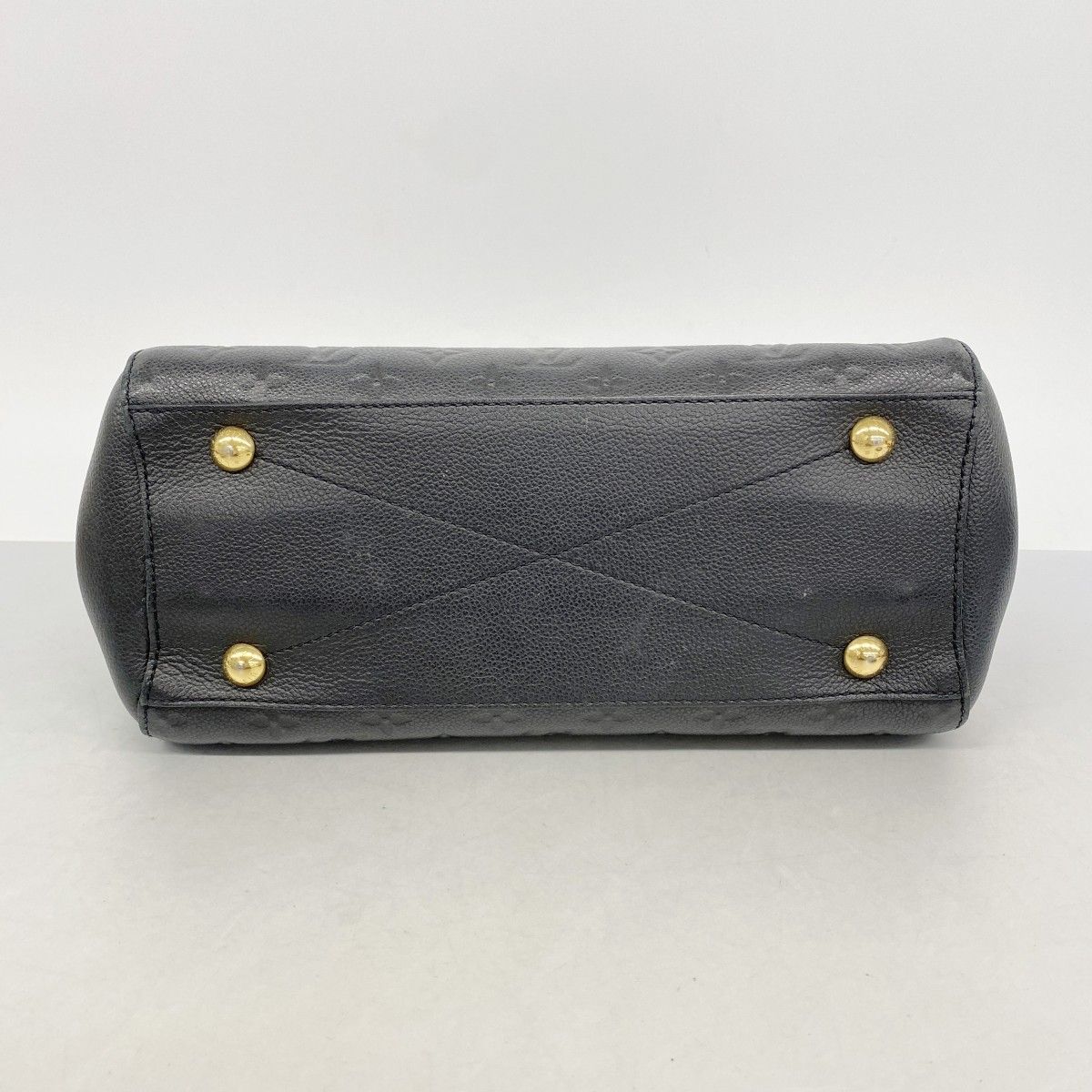 Louis Vuitton Handbag Monogram Empreinte Montaigne MM Noir 2-Way — view 3