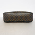 Celine Shoulder Bag Macadam Black Brown Gold — view 3