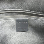 Celine Shoulder Bag Macadam Black Brown Gold — view 5
