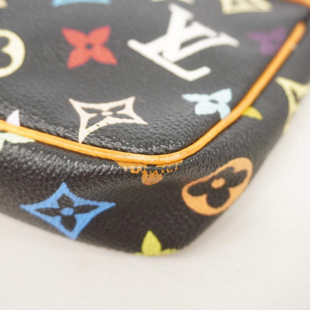Louis Vuitton Pouch Monogram Multicolor Pochette Noir 2-Way — view 7