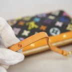 Louis Vuitton Pouch Monogram Multicolor Pochette Noir 2-Way — view 9