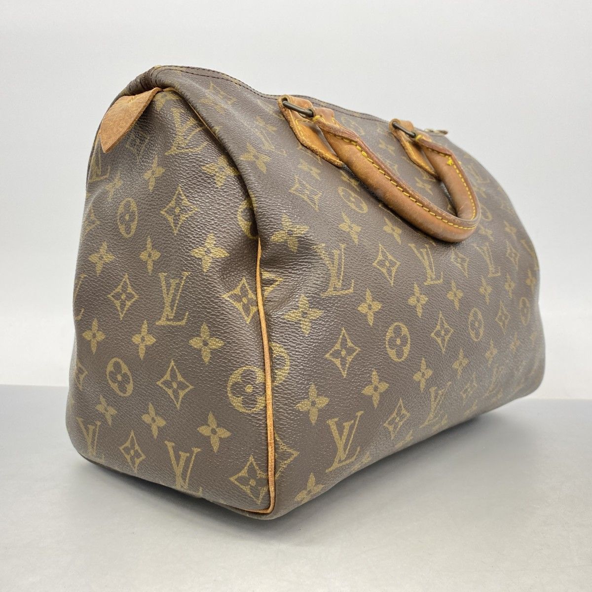 Louis Vuitton Handbag Monogram Speedy 30 Brown — view 2