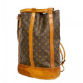 Louis Vuitton Shoulder Bag Monogram Randonnee GM Brown